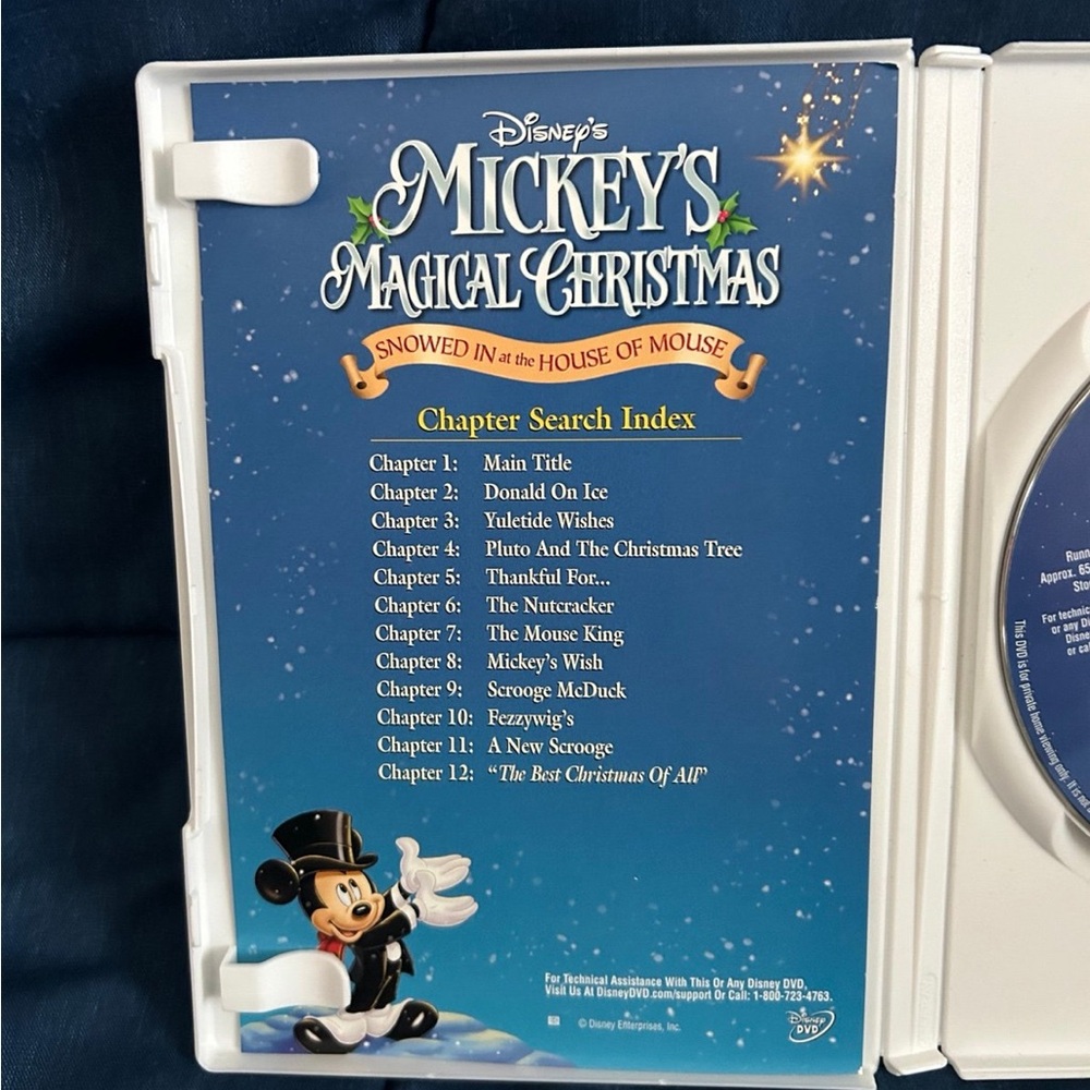 SOLD - Disney’s Mickey’s Magical Christmas DVD - Picture 6 of 10